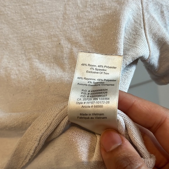 Aritzia Wilfred Free White Crop Top - Picture 4 of 5